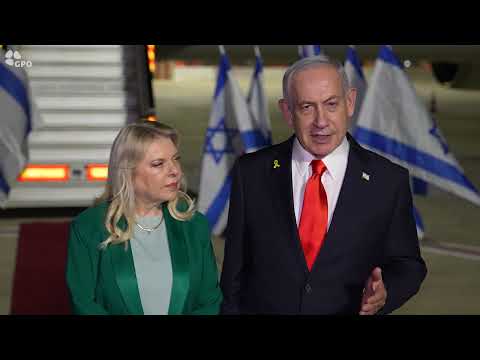 רה"מ נתניהו לפני המראתו לביקור מדיני בארה״ב, שם ינאם בעצרת האו״ם וייפגש עם הנשיא טראמפ בבית הלבן