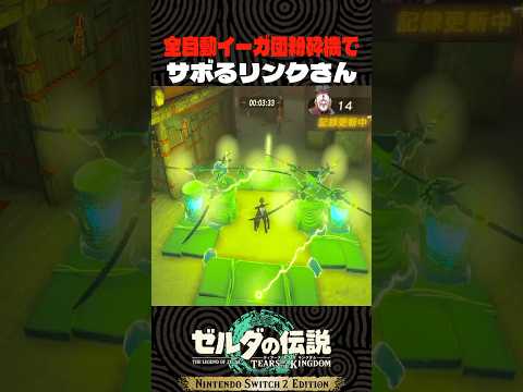 全自動イーガ団粉砕機でサボるリンクさん【ゼルダの伝説 ティアキン】