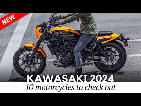 14 New Kawasaki Models of 2024 Middle Weight Sport Bikes, A Cruiser and A Motocrosser