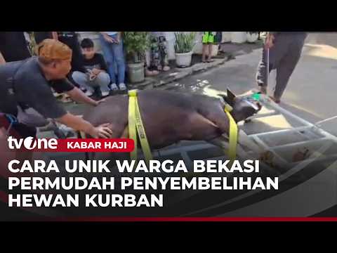 Panitia Kurban di Bekasi Menggunakan Alat Perebah Sapi untuk Mempermudah Penyembelihan | tvOne