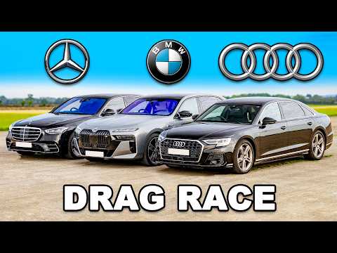 Luxury Plug-in Hybrid Drag Race: BMW vs Audi vs Mercedes