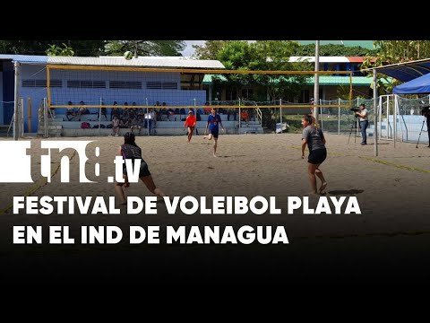 Festival de Voleibol Playa desde el IND en Managua - Nicaragua