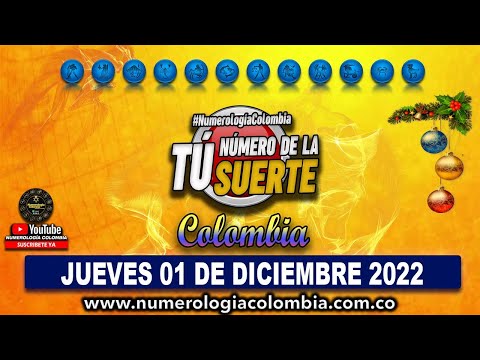 Número caliente para hoy 01 de DICIEMBRE 2022 #numerologíacolombia