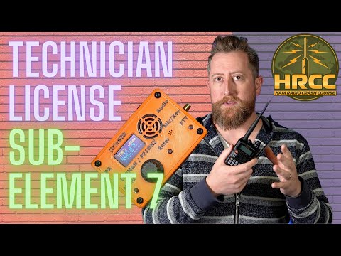 Ham Radio Technician License Prep: Sub-Element 7 (2022-2026)