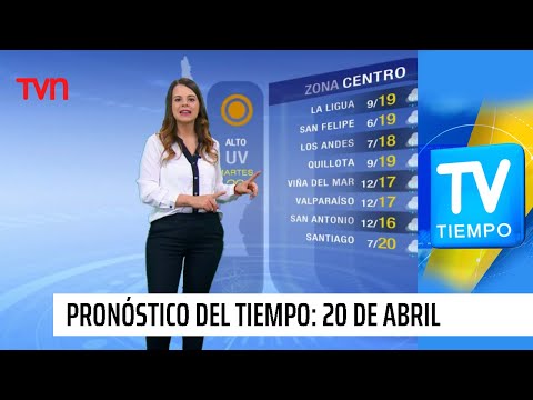 Pronóstico del tiempo: Martes 20 de abril | TV Tiempo