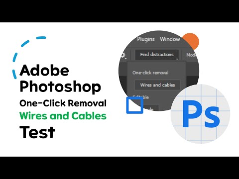 [Adobe Photoshop]  One-Click Removal: Wires and Cables