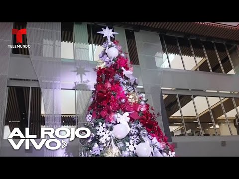 ¡Encendimos el árbol de Navidad de Telemundo Center!