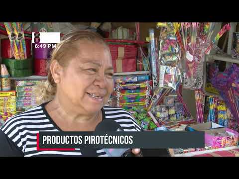 Pólvora lista para fiestas decembrinas en Managua - Nicaragua