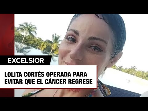 Lolita Cortés fue operada de emergencia para evitar que el cáncer regrese