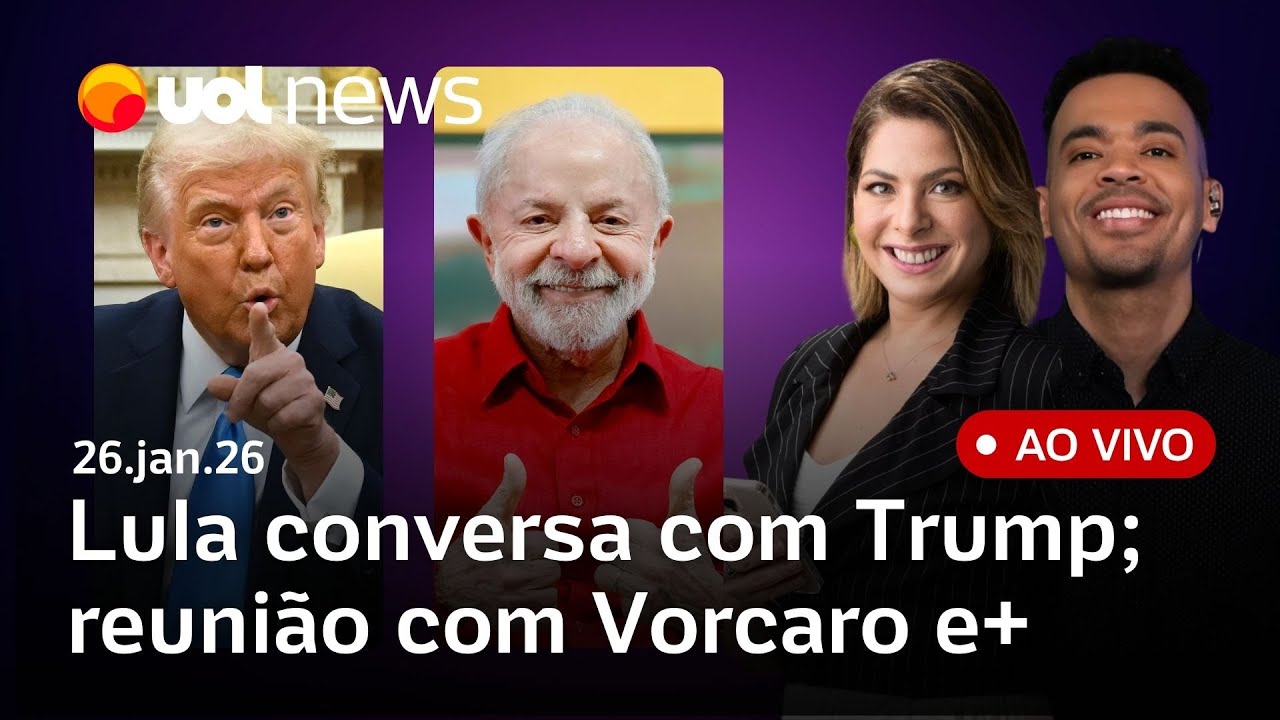 Lula liga para Trump e se reúne com Vorcaro; Moraes cobra rotina de Bolsonaro; caso Master e+