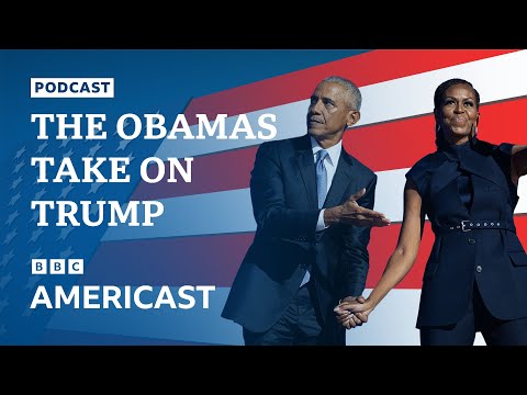 The Obamas mock Trump over 'black jobs' and crowd sizes | BBC Americast