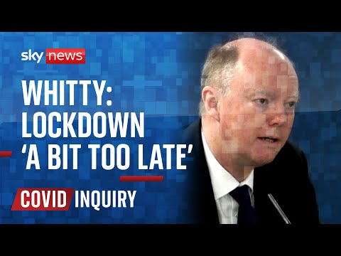 Covid inquiry: First lockdown came 'a bit too late' - Whitty
