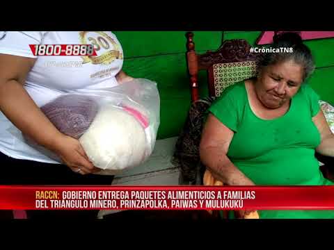 Gobierno sandinista entrega paquetes alimenticios a familias en el Caribe Norte – Nicaragua