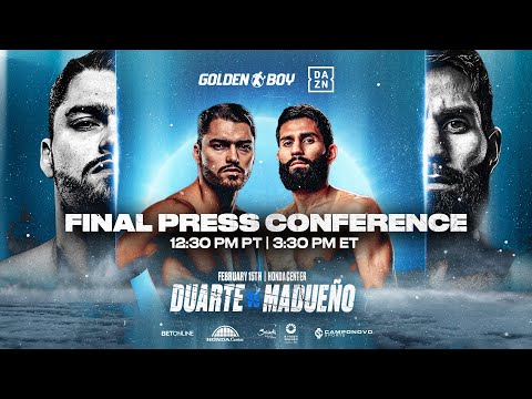 Oscar Duarte vs. Miguel Madueño | FINAL PRESS CONFERENCE