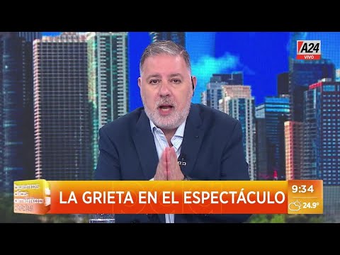 GRIETA EN EL ESPECTÁCULO: famosos opinan de la situación del país
