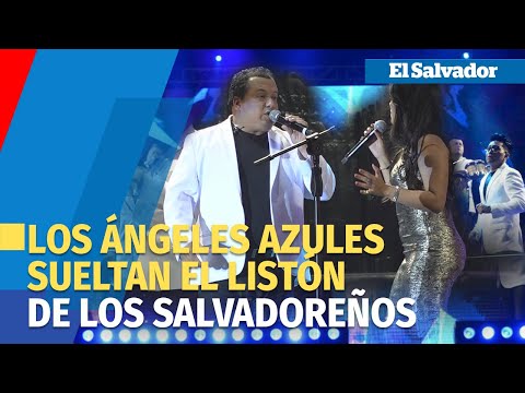 Los Ángeles Azules sueltan el listón de los salvadoreños en concierto