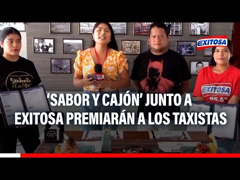 'Sabor y Cajón' junto a Exitosa premiarán menús marinos a los primeros 20 conductores