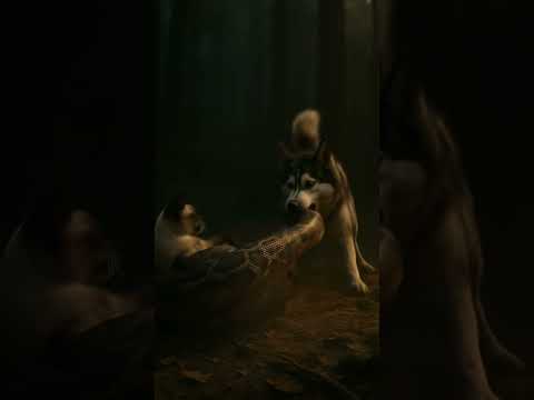 Hero Dog Saves Kitten from Giant Snake Attack!🐍🐶🐱Unbelievable Rescue Moment #cute #cat #dog #snake