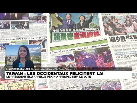 Les élections à Taïwan perçues comme un échec de la Chine par les Taïwanais • FRANCE 24