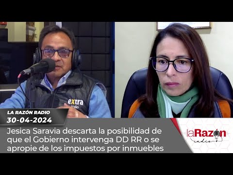 Jesica Saravia descarta posibilidad de que el Gobierno intervenga DD RR o se apropie de impuestos.