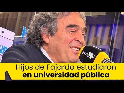 Por qué Sergio Fajardo entró a la política y por qué sus hijos estudiaron en universidad pública