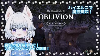 【#elderscrolls #oblivion 】あの名作が美しく帰ってきた…！！魔法で無双したいオブリビオンリマスター配信！【PART2