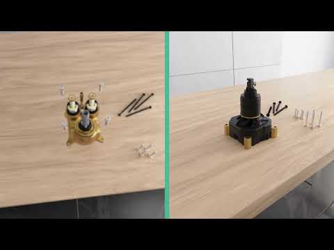 How to install the hansgrohe iBox universal 2 adapter plate
