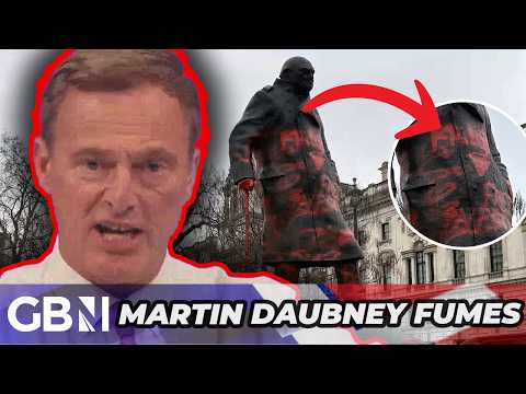 Martin Daubney FUMES at the vandal who ‘DESECRATED’ Churchill’s statue having his charges DROPPED