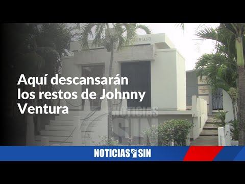 El nicho donde descansarán los restos de Johnny Ventura