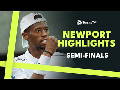 Opelka vs. Michelsen, Eubanks vs. Giron | 2024 Newport Semi-final Highlights