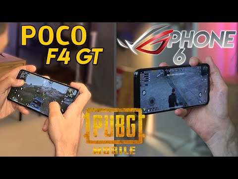 PUBG'de 8 Gen 1 vs. 8+ Gen 1 | POCO F4 GT vs. ROG Phone 6