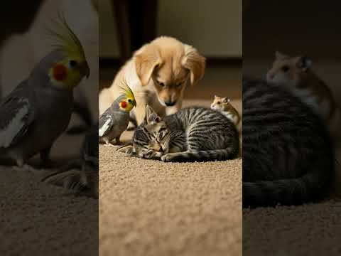 Everyone’s waiting for the little napper to wake 🐱💤🐾