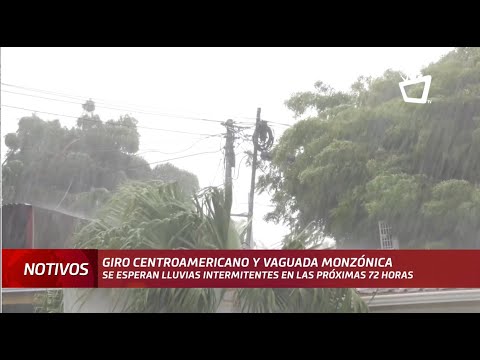 Lluvias intermitentes podrían extenderse por 72 horas en Nicaragua