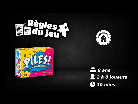 🧦 PILES 🧥 règle du jeu #expliquemoica