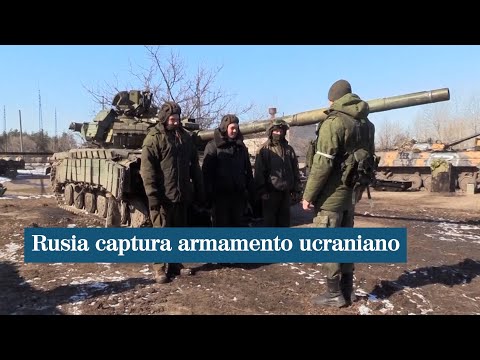 Rusia captura armamento ucraniano