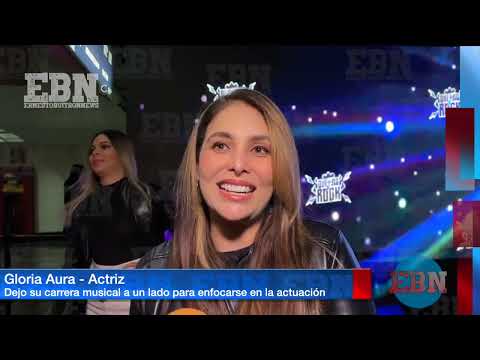 GLORIA AURA se quedo con ganas de seguir su carrera como cantante, prefirió la actuación