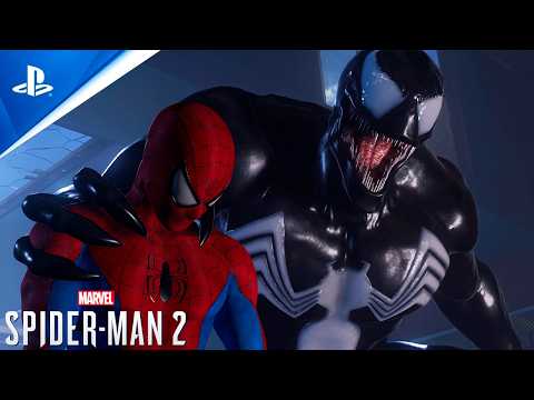 NEW CLASSIC Spider-Man Cinematic Boss Fight VS Classic Venom - Marvel's Spider-Man 2 PC 4K60FPS