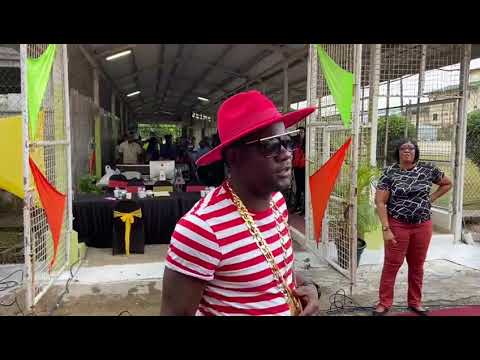 “Come down from dey” singer Trinidad Killa performed his hit song at the Women’s Prison in Arouca