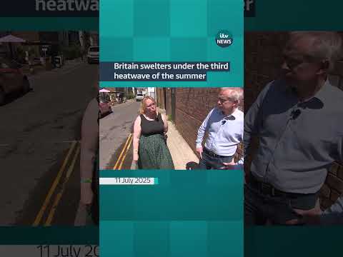 Britain swelters under the third heatwave of the summer | ITV News