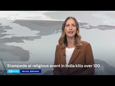 Over 100 killed in stampede at event in India | DW News