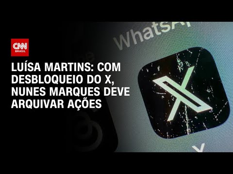 Luísa Martins: Com desbloqueio do X, Nunes Marques deve arquivar ações | CNN 360º