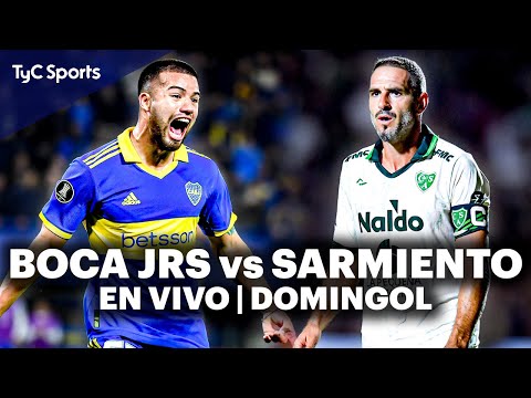 BOCA JUNIORS vs SARMIENTO  EN VIVO en TyC Sports | Domingol