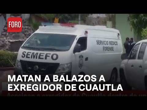 Asesinan a Jaime Sedano, exregidor de Cuautla - Hora 21