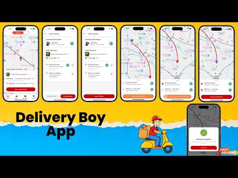 Delivery Boy App Flutter Using Google Map And Provider