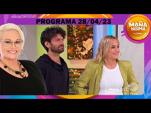 Mañanísima con Carmen- Programa del 28/04/23 - Pampito y Sabrina Carballo, cara a cara