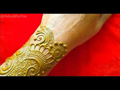 Beautiful Arabic Mehndi Design || Back Hand Arabic Mehndi Design
