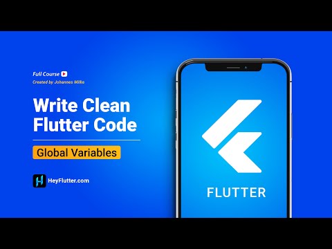 Write Clean Flutter Code - Global Variables