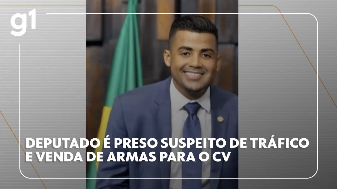 Deputado estadual TH Joias é preso por tráfico venda de armas e elo com o Comando Vermelho