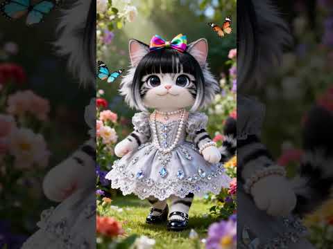 The Fairy Princess Cat 👑🐱✨ | Cute Fantasy Short #cutecat #catlovers #cutepets