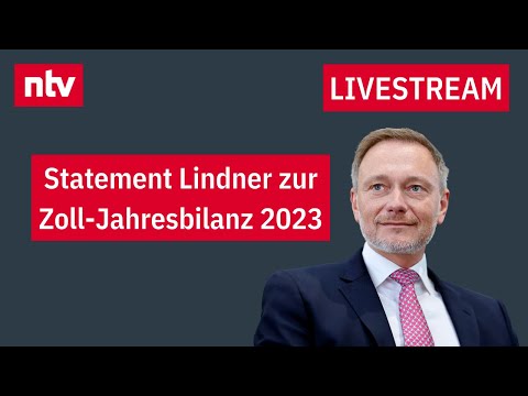 LIVE: Statement Finanzminister Christian Lindner zur Zoll-Jahresbilanz 2023